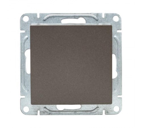 Механизм выключателя, одноклавишный, кнопочный, мокко Эпика  UP1-SWM-13 EKF