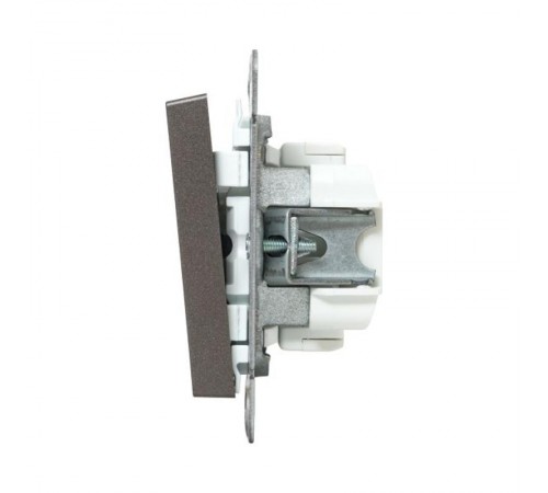 Механизм выключателя, одноклавишный, кнопочный, мокко Эпика  UP1-SWM-13 EKF