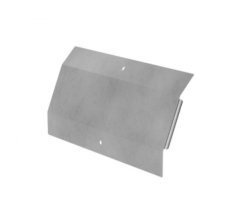 Крышка угла вертикального внешнего 45 градусов Профи INOX (AISI 304) 600х80 (1,0 мм)  PR16.16810  Промрукав