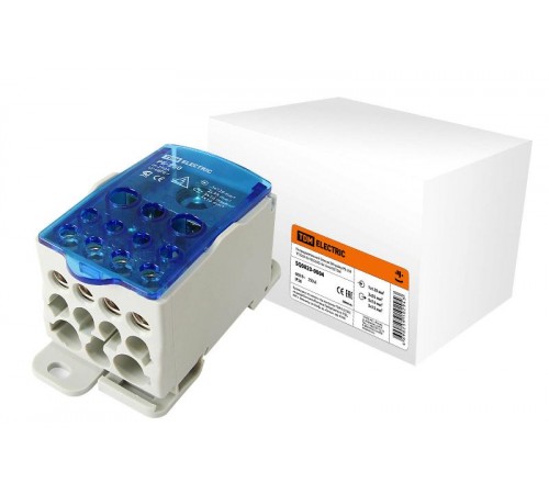 Блок распределительный на DIN-рейку РБ-250 1П 250А (1х120/2x35+5x16+4x10)  SQ0823-0004  TDM