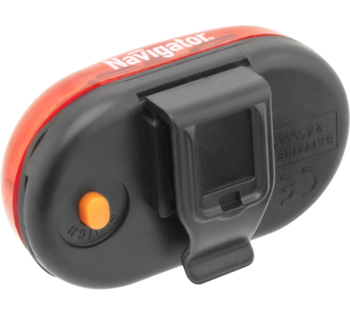 Фонарь велосипедный NPT-B02-2AAA сигнальный, 3LED, блист.  94965  Navigator