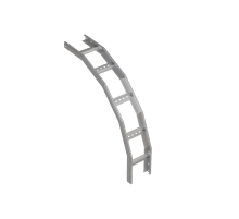 Угол лестничный вертикальный внешний 90 гр. 50х100х1,2 мм R600 N  LVL90-50-100-1.2-R600 N  КМ - профиль