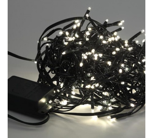 Гирлянда светодиодная  Нить Мишура 3,9 м зеленый провод, теплый свет, ENIN - GW   220V IP20 (24/576)  Б0047970  ЭРА