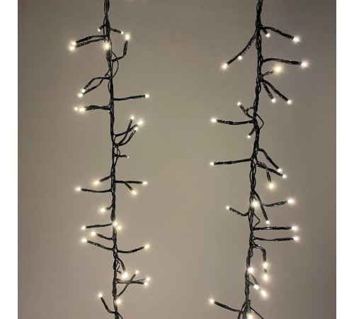 Гирлянда светодиодная  Нить Мишура 3,9 м зеленый провод, теплый свет, ENIN - GW   220V IP20 (24/576)  Б0047970  ЭРА