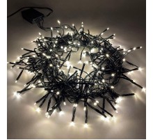 Гирлянда светодиодная  Нить Мишура 3,9 м зеленый провод, теплый свет, ENIN - GW   220V IP20 (24/576)  Б0047970  ЭРА