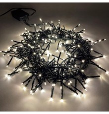 Гирлянда светодиодная  Нить Мишура 3,9 м зеленый провод, теплый свет, ENIN - GW   220V IP20 (24/576)  Б0047970  ЭРА