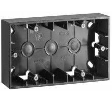 Simon 15 Графит Монтажная коробка для накладного монтажа, 2 поста  1590752-038  Simon