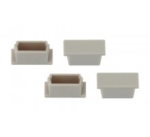 Набор заглушек для профиля CAB262, 1506-3A 4 глухие  Б0039438  ЭРА