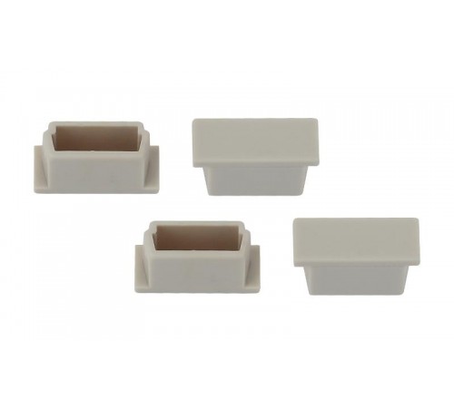 Набор заглушек для профиля CAB262, 1506-3A 4 глухие  Б0039438  ЭРА