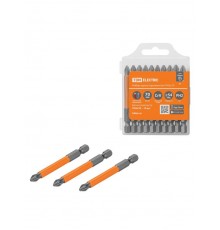 Набор бит PH2x70, односторонних, сталь CrV, Е 1/4", 10 шт., "Гранит"   SQ1019-0345  TDM