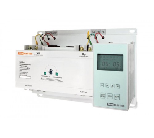 Блок автоматического ввода резерва БАВР 3П 63А  SQ0743-0001  TDM