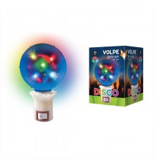 Светодиодный светильник Диско шар 3D Звёзды, вилка 220В, диаметр 8см ULI-Q309 1,5W/RGB UL-00002762  Volpe