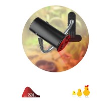 Светильник для террариумов и брудеров на прищепке FITO-E27-FLEX-CLIP 250 В  Б0053287  ЭРА