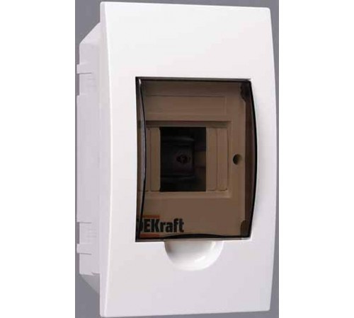 Корпус пластиковый встраиваемый 4 модуля, IP41, ЩРВ-П-4  31001DEK  DEKraft