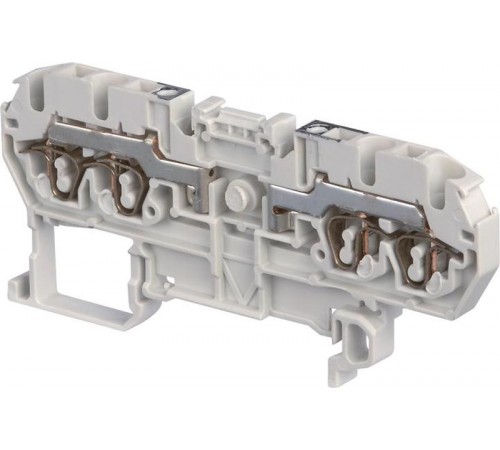 Клемма D2,5/5.2L.2L пруж. 2.5мм.кв. серая  1SNA290001R0400  TE