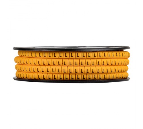 Маркер кабельный 2,5 мм2 "L" (1000 шт.) (ЕС-1) PROxima  plc-KM-2.5-L  EKF