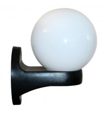 Светильник "Шар" 160 НБУ 06-40-01 опал пмма IP44/корпус черный  1030480467  Элетех