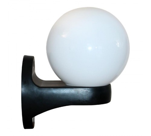 Светильник "Шар" 160 НБУ 06-40-01 опал пмма IP44/корпус черный  1030480467  Элетех