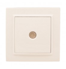 Розетка TV 1-мест. СП бежевый 75Ом 5-862МГц Минск EKFERA00-027-20EKF