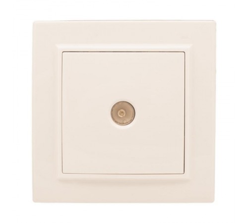 Розетка TV 1-мест. СП бежевый 75Ом 5-862МГц Минск EKFERA00-027-20EKF