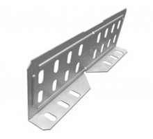 Соединитель универсальный изменяемый для лотка высотой 80, 100 мм, толщ. 1,2 мм, Сендзимир цинк  СЛУИ-80-100-1,2-СЦ  Ostec