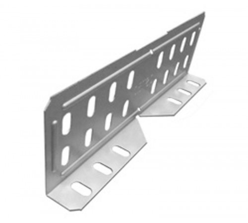 Соединитель универсальный изменяемый для лотка высотой 80, 100 мм, толщ. 1,2 мм, Сендзимир цинк  СЛУИ-80-100-1,2-СЦ  Ostec