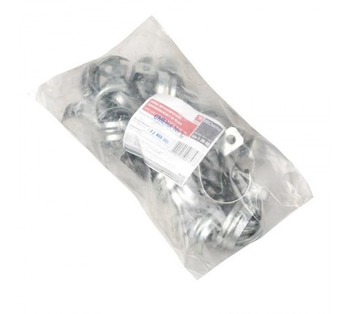 Скоба металлическая однолапковая СМО d38-40мм. (50шт.) EKF PROxima  sm-1-38-40  EKF