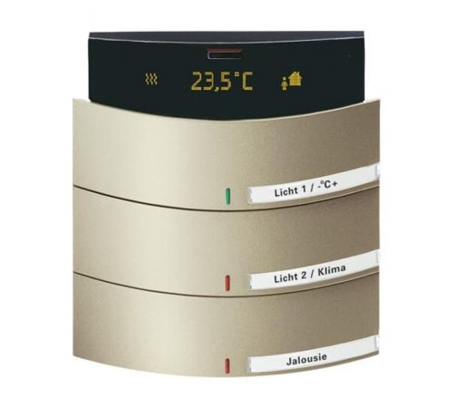 6321/38-260-500 Сенсор 3/6-клавишный, терморегулятор, triton, цвет паладий  6320-0-0060  2CKA006320A0060  ABB