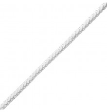 Шнур плетеный ПП 6 мм эргономичный, 16-пряд, белый, 20 м  140343  Tech-KREP