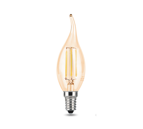 Лампа светодиодная LED 5Вт E14 220В 2700К свеча на ветру  104801005  Gauss