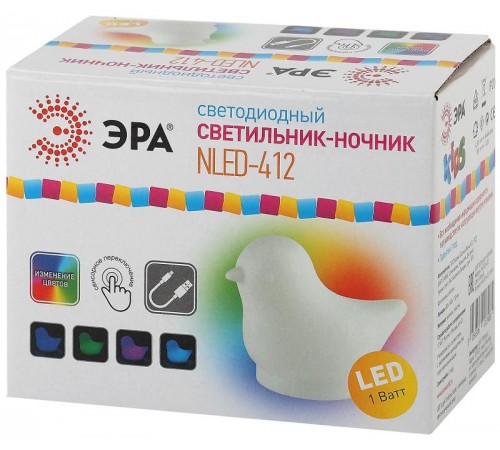 Светильник настольный NLED-412-1W-W белый  Б0041089  ЭРА