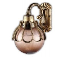 Светильник садово-парковый PL5042 60W 230V E27 280*230*335MM черное золото (на стену вниз)  11545  FERON