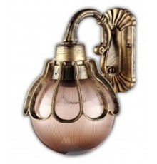 Светильник садово-парковый PL5042 60W 230V E27 280*230*335MM черное золото (на стену вниз)  11545  FERON