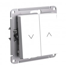 AtlasDesign Лотос  Выключатель 2-клавишный Жалюзи, 10А, механизм  ATN001319  SE