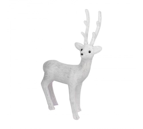 Акриловая светодиодная фигура Снежный олень 100 см, 380 светодиодов, IP 65, понижающий трансформатор в комплекте,  513-307  NEON-NIGHT