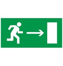 Пиктограмма (наклейка) . 100х50 мм "Напр.к эвак. выходу направо"  YPC30-105NEV-NAPR  IEK