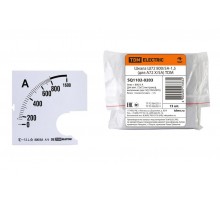 Шкала Ш72  800/5А-1,5 (для А72 Х/5А)   SQ1102-0203  TDM