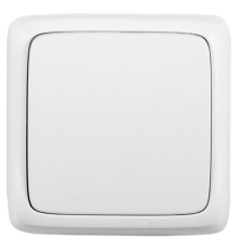 Выключатель открытой установки, одноклавишный, цвет белый  ВА10-111  HEGEL