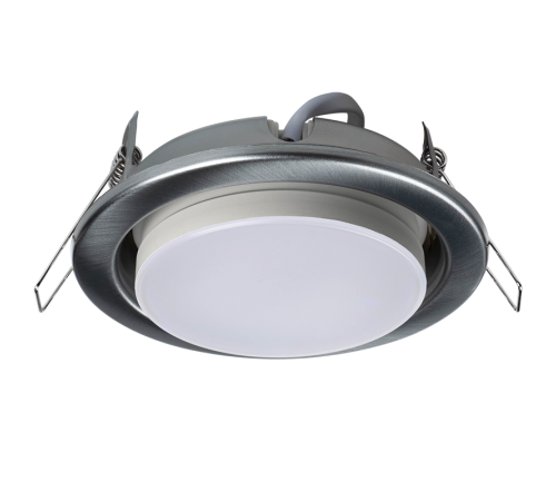 Светильник точечный встраиваемый под лампу ДВО PGX53 10639.26 15Вт GX53 IP20 хром матовый  1016782  Jazzway