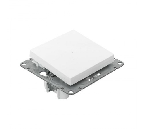 Механизм выключателя, одноклавишный, кнопочный, белый Эпика EKF  UP1-SWW-13  EKF