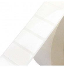 Этикетка 30х15 в рулоне, усиленный адгезив, химстойкий, полиэстер белый матовый  TAP3015WR  DKC