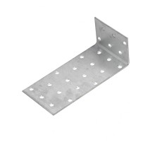 Уголок крепежный анкерный 80х120х40х2, оцинкованный - накл.  126672  Tech-KREP