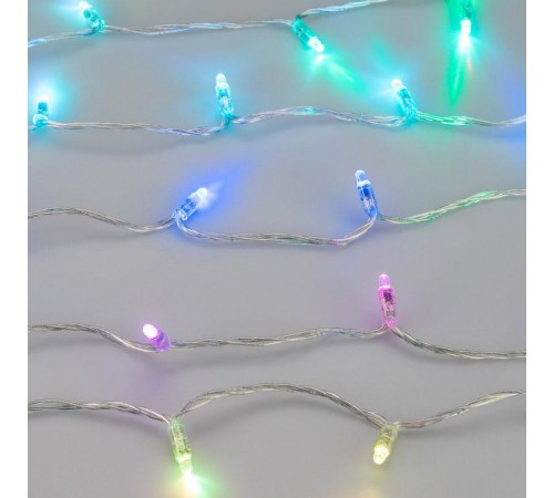 Светодиодная гирлянда ARD-STRING-CLASSIC-6000-CLEAR-40LED-LIVE RGB-SPI (12V, 26W) (Ardecoled, IP65)  028806  Arlight