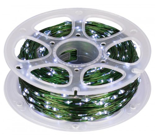 Гирлянда светодиодная   ENIN-1000W нить холодный свет 100 м 1000 microLED IP44 220В  Б0060430  ЭРА