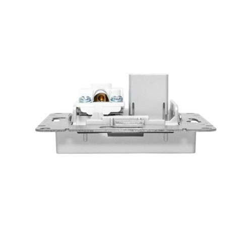 Механизм розетки TV+RJ45 (cat5), алюминий Эпика EKF  UP1-SOA-TV+RJ  EKF