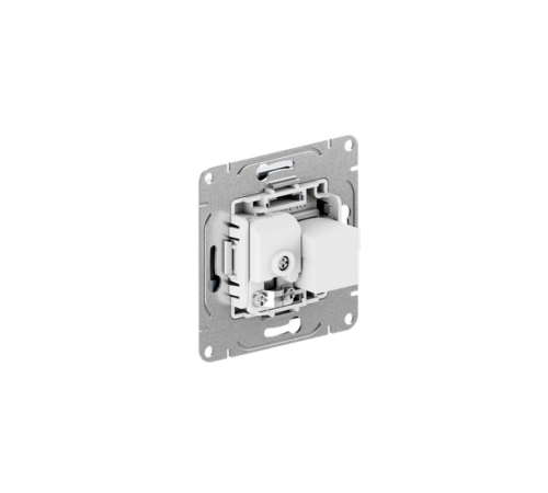 Механизм розетки TV+RJ45 (cat5), алюминий Эпика EKF  UP1-SOA-TV+RJ  EKF