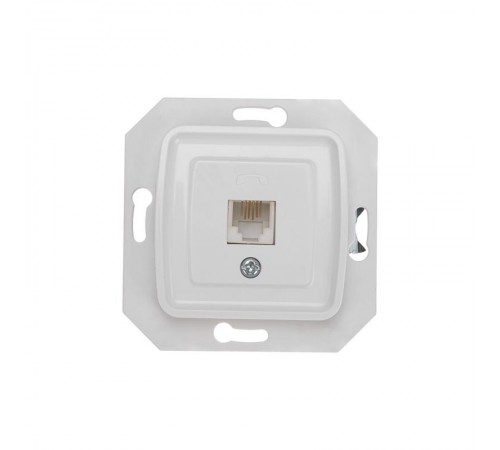 Розетка Телефон RJ11 с/у мех. бел DEA   KR-78-0222  Kranz