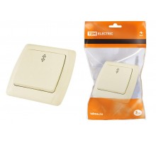 Выключатель на 2 направления 1 кл. 10А сл. кость "Онега"   SQ1805-0032  TDM