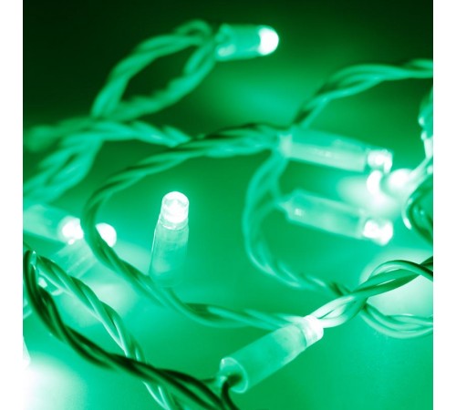 Светодиодная гирлянда ARD-STRING-CLASSIC-10000-WHITE-100LED-STD GREEN (230V, 7W)  025815  Arlight