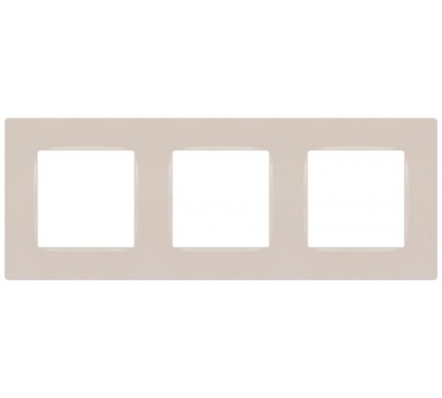 Рамка для розеток и выключателей  Серия 12 12-5203-15 на 3 поста, Классик, перламутр  Б0067786  ЭРА